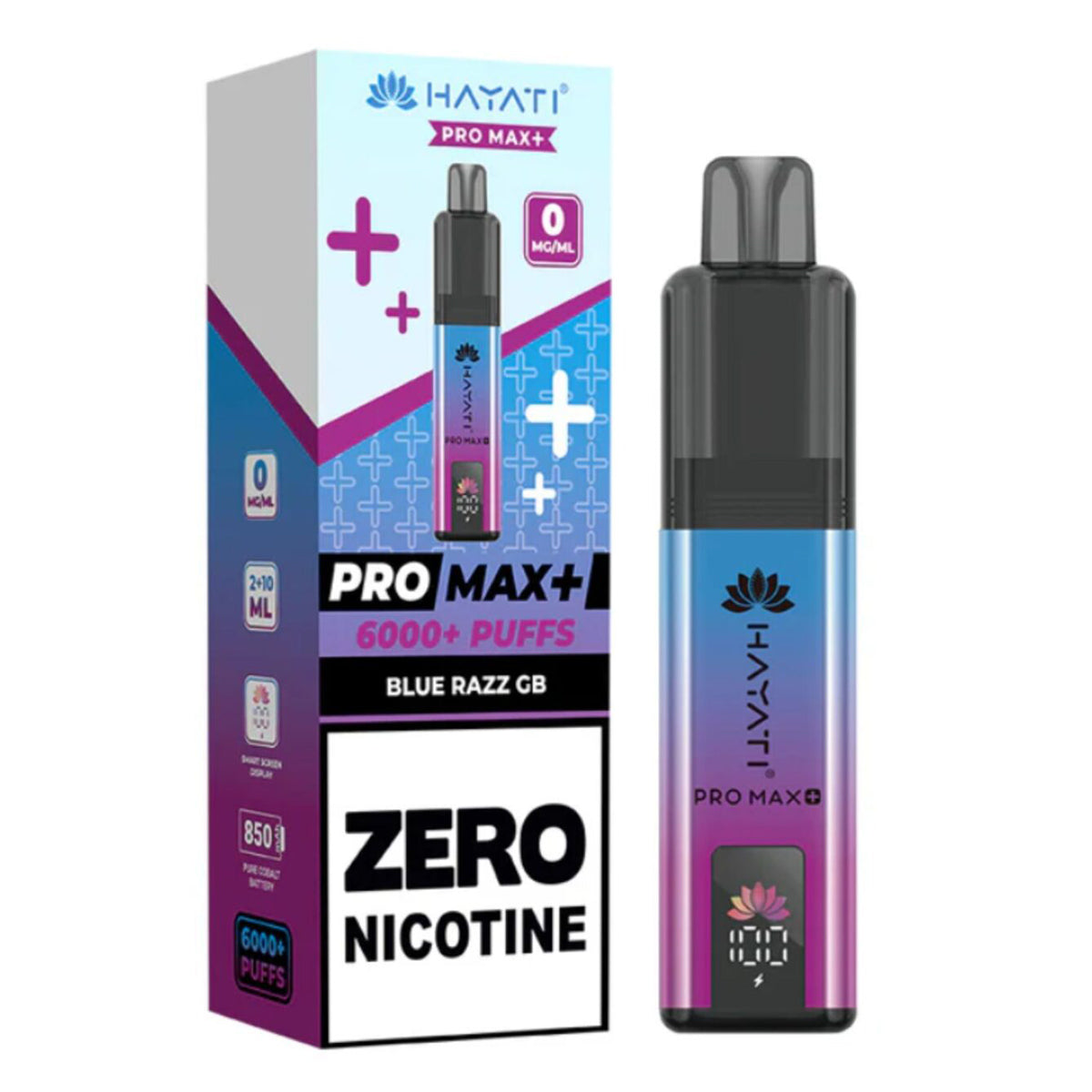 blue razz gb hayati 6k plus 0mg zero nicotine vapes - Prime Vapes UK Vape shop