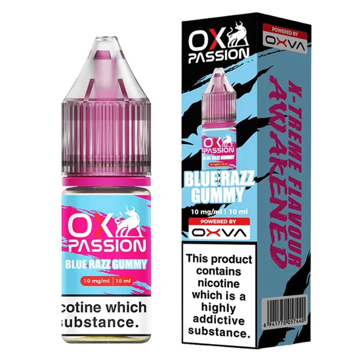 Blue Razz Gummy 10ml Nic Salt by OX Passion