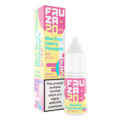 Blue Sour Cherry Pineapple 10ml Nic Salt By Fruza