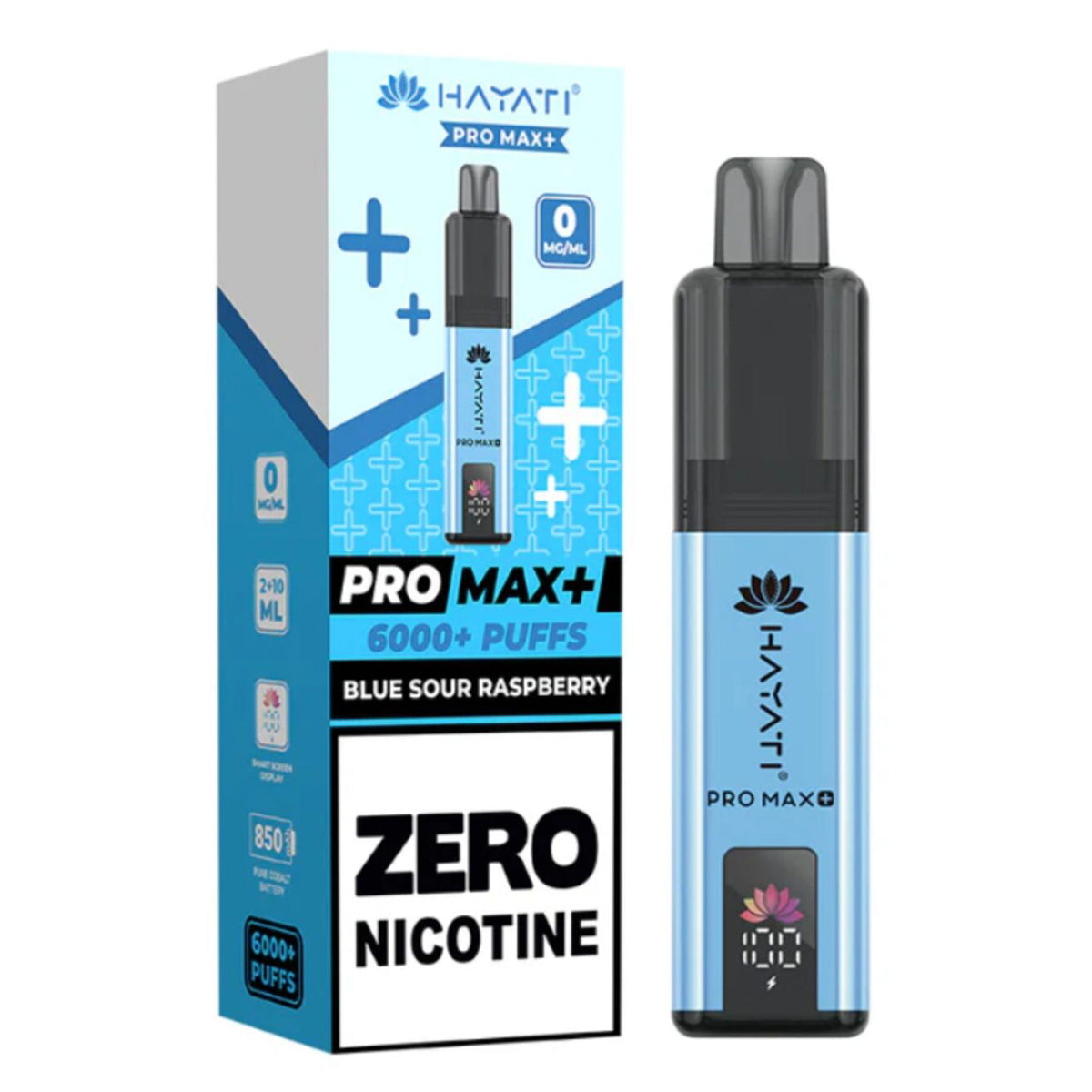 blue sour raspberry hayati 6k plus 0mg zero nicotine vapes - Prime Vapes UK Vape shop
