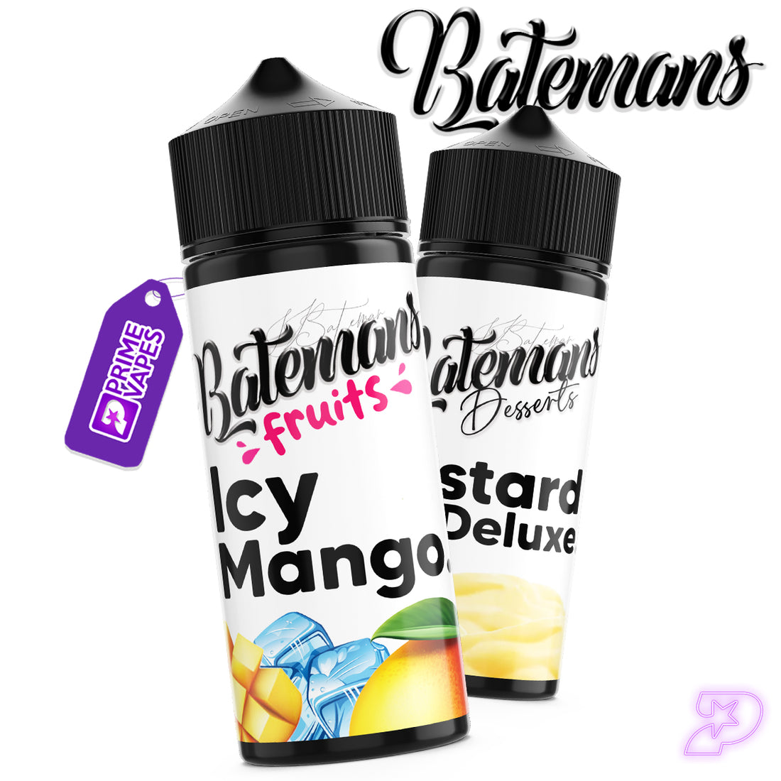 Batemans 100ml shortfill e-liquid prime vapes juice