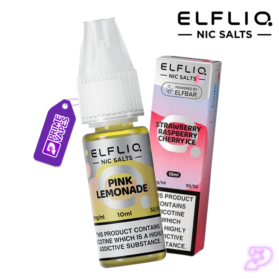 elfliq nic salt e-liquid by elf bar