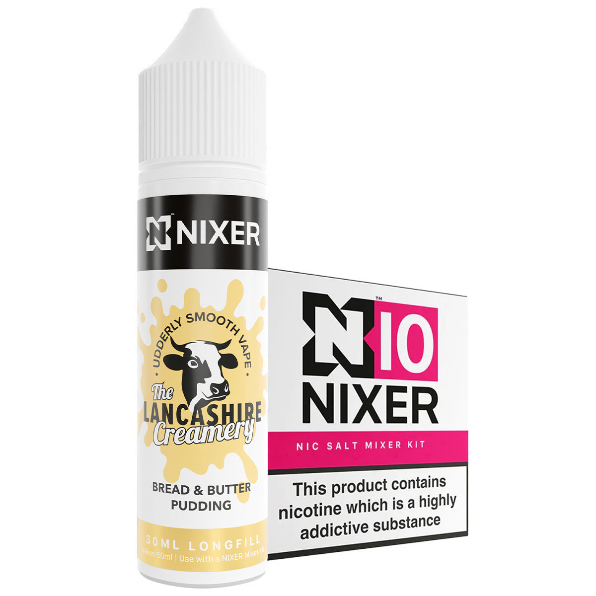 Bread & Butter Pudding 30ml Longfill Concentrate By Nixer x Lancashire Creamery