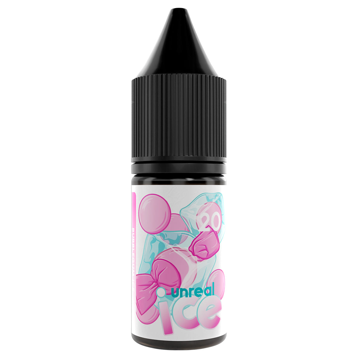 bubblegum ice 10ml nic salt vape juice by unreal ice