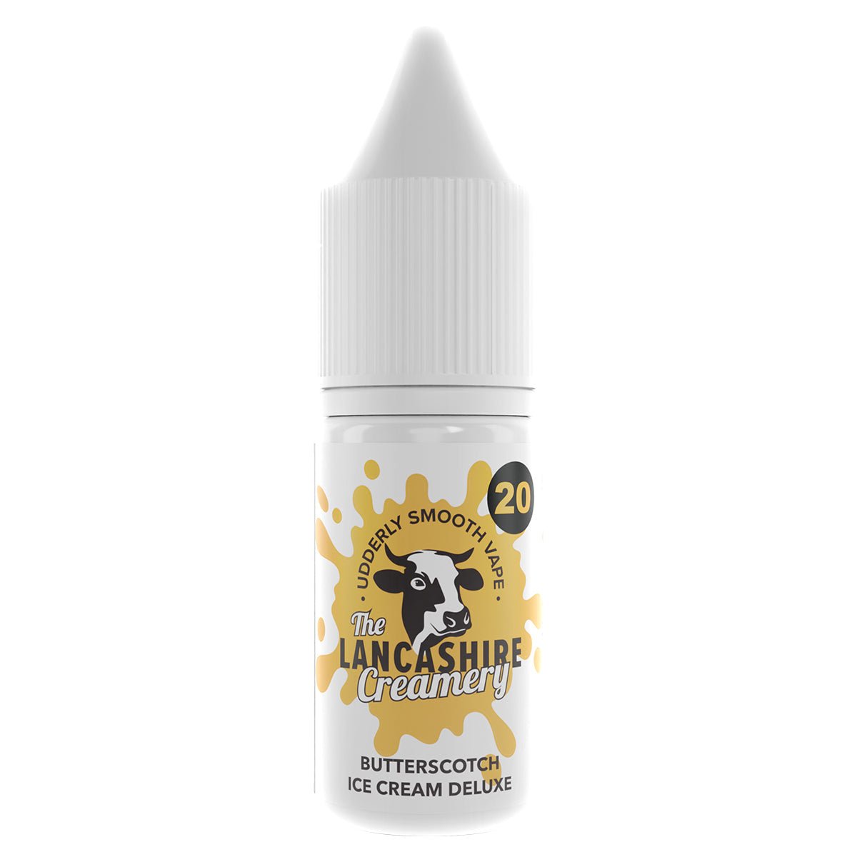 Butterscotch Ice Cream Deluxe 10ml Nic Salt By The Lancashire Creamery - Prime Vapes UK
