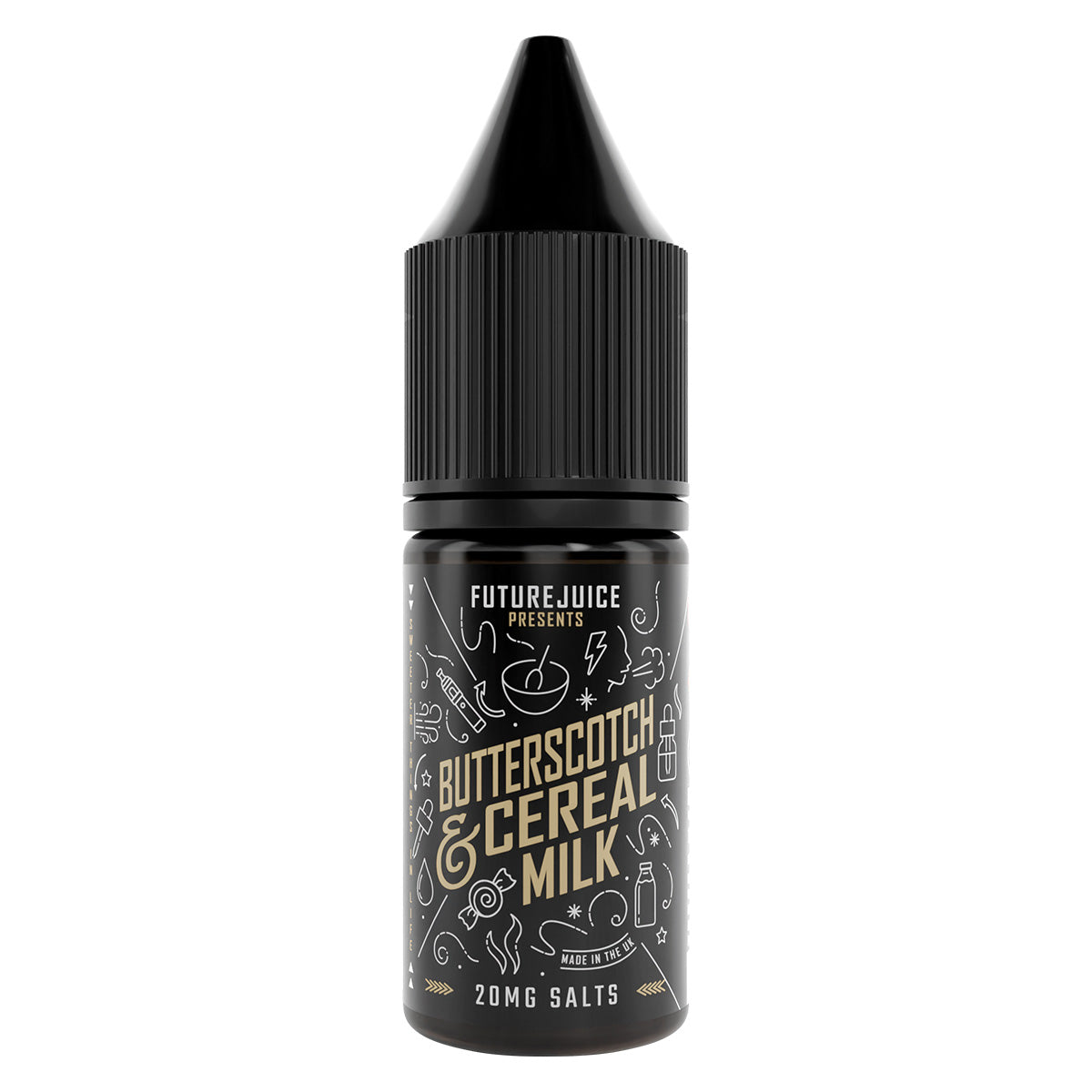 butterscotch cereal milk 10ml nic salt eliquid by future juice