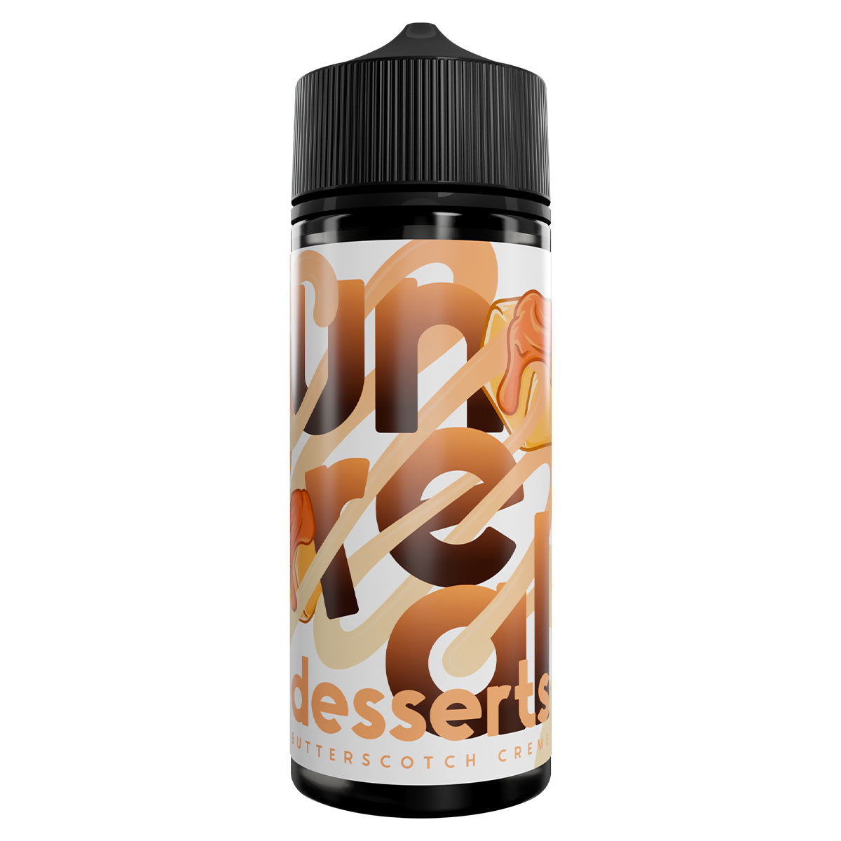 butterscotch cream 100ml vape juice shortfill by unreal desserts - prime vapes uk