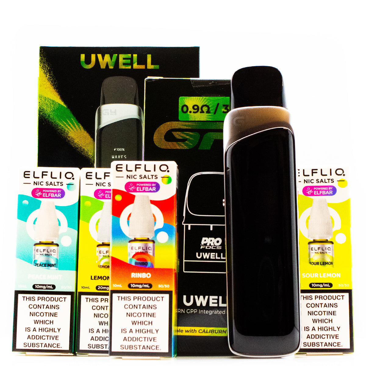 Caliburn G4 Pro Vape Pod Kit By Uwell Bundle Kit