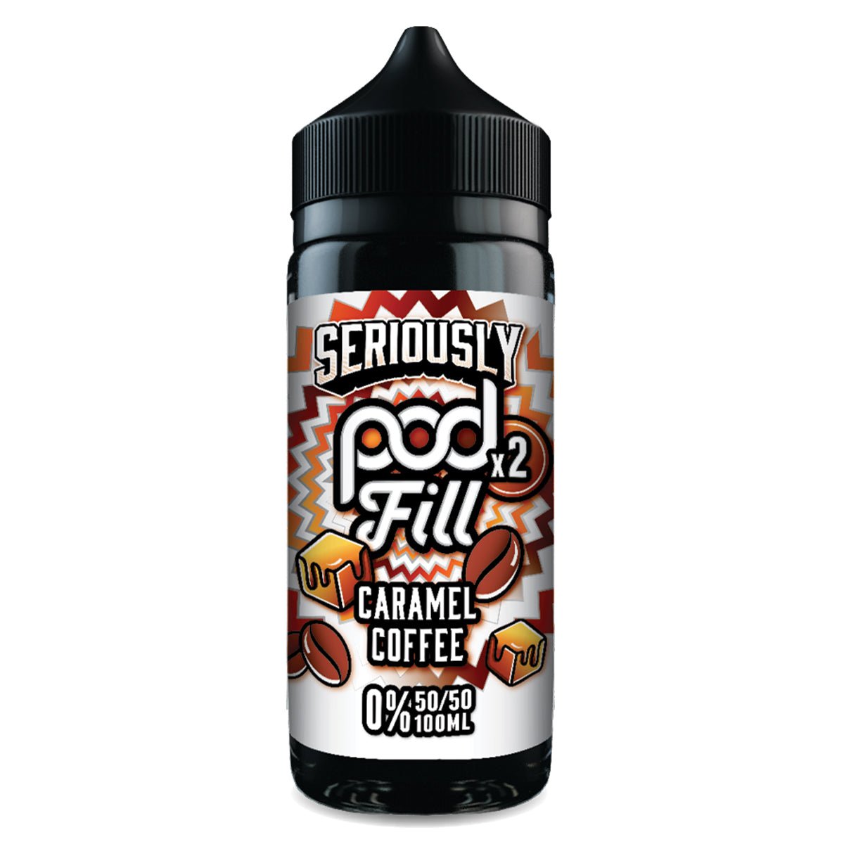 Caramel Coffee 100ml Shortfill By Seriously Pod Fill 2 - Prime Vapes UK