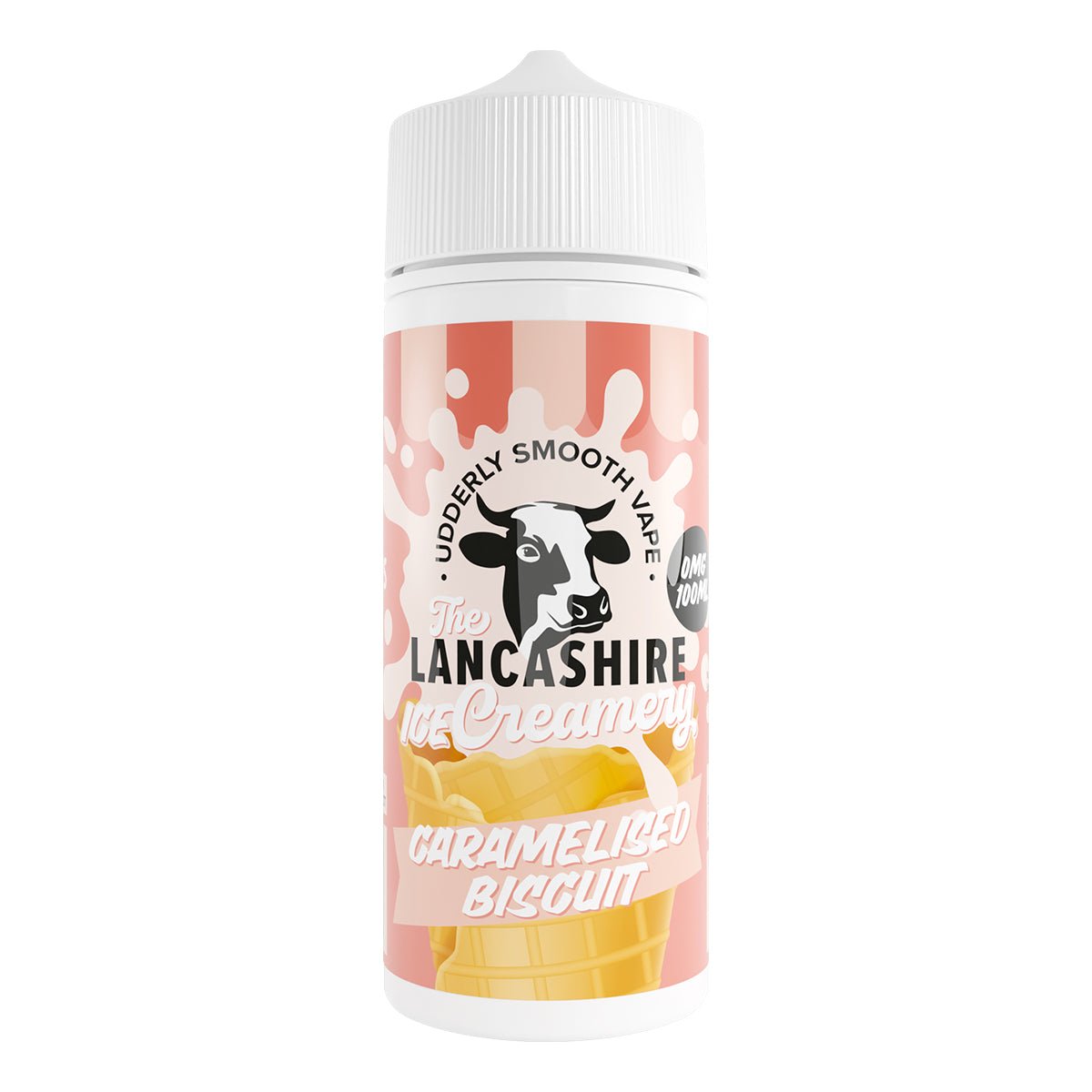 Caramelised Biscuit 100ml Shortfill By The Lancashire Ice Creamery - Prime Vapes UK