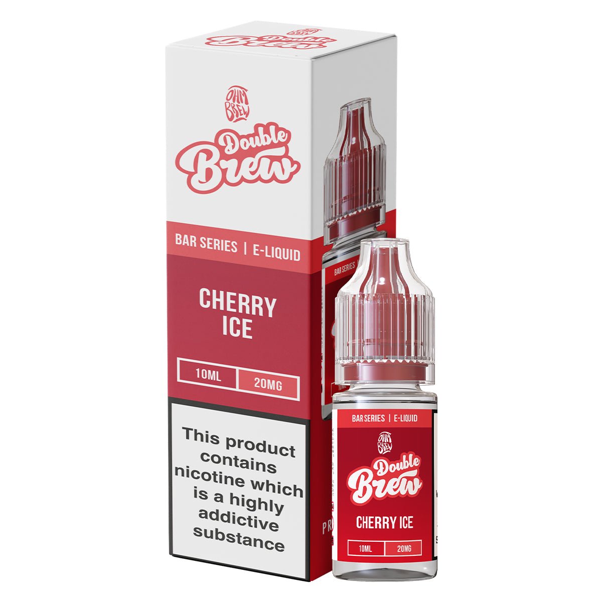 Cherry Ice Double Brew 10ml Nic Salt By Ohm Brew - Prime Vapes UK