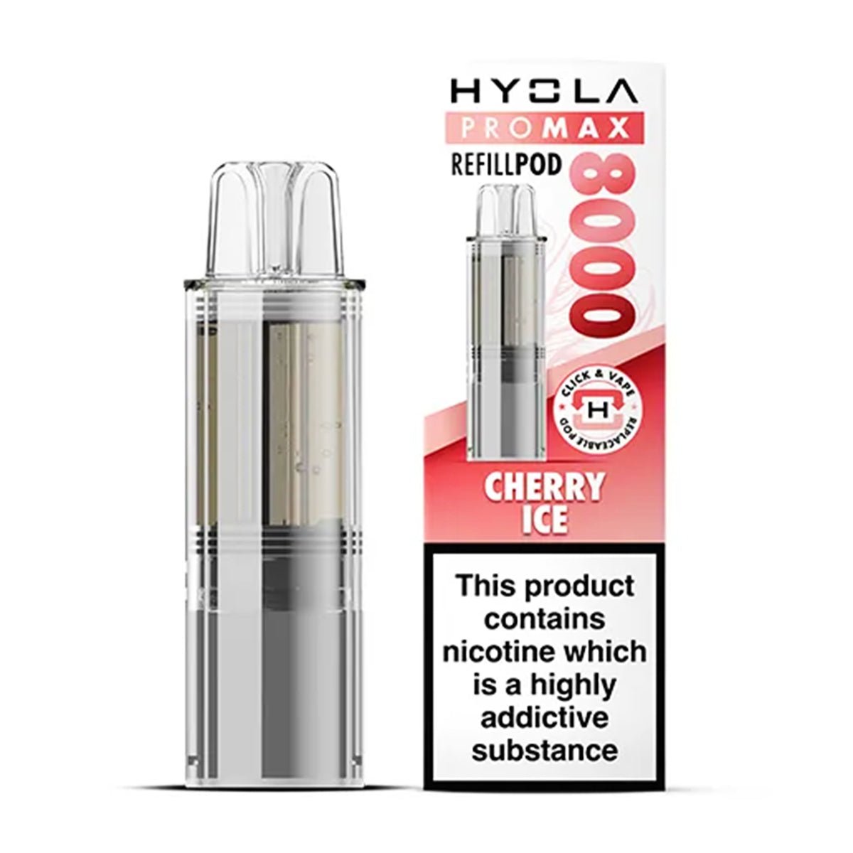 Cherry Ice Pro Max 8000 Prefilled Pod by Hyola - Prime Vapes UK
