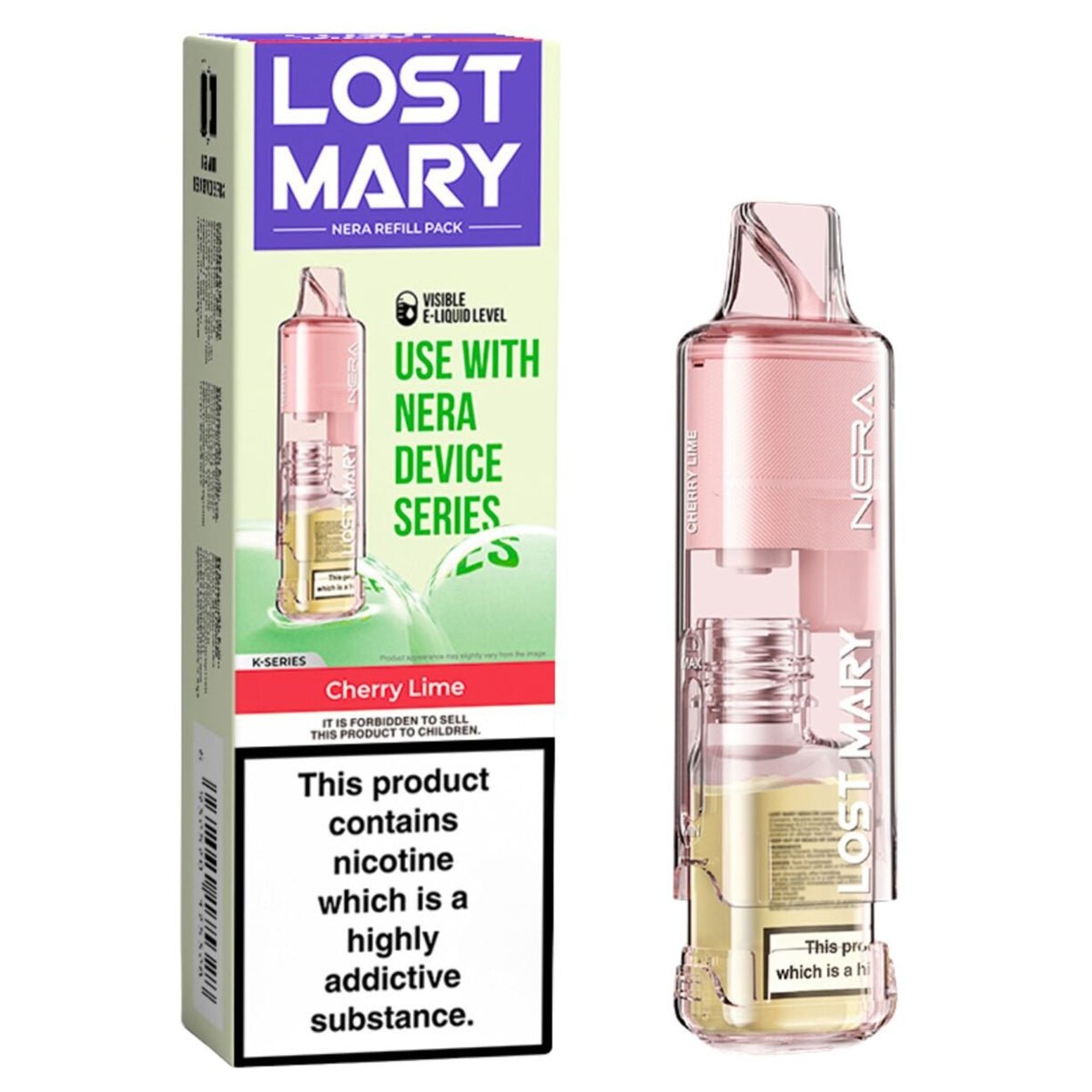 Cherry Lime Nera 30K Pureview Pre - filled Pod by Lost Mary - Prime Vapes UK