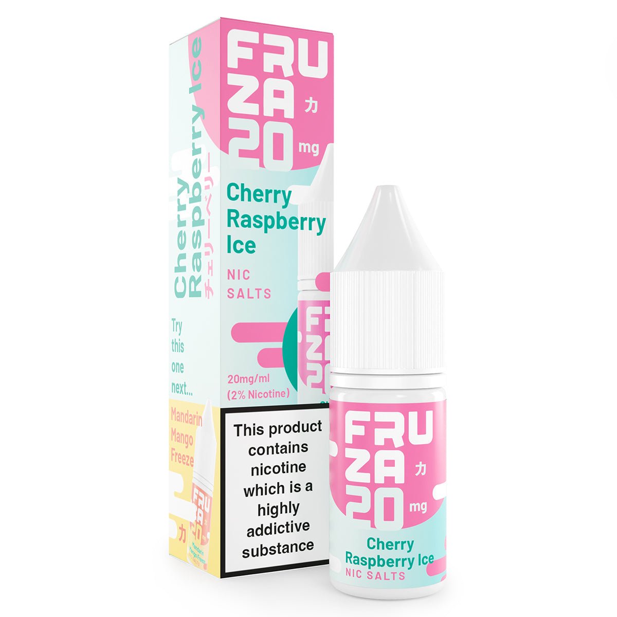 Cherry Raspberry Ice 10ml Nic Salt By Fruza - Prime Vapes UK
