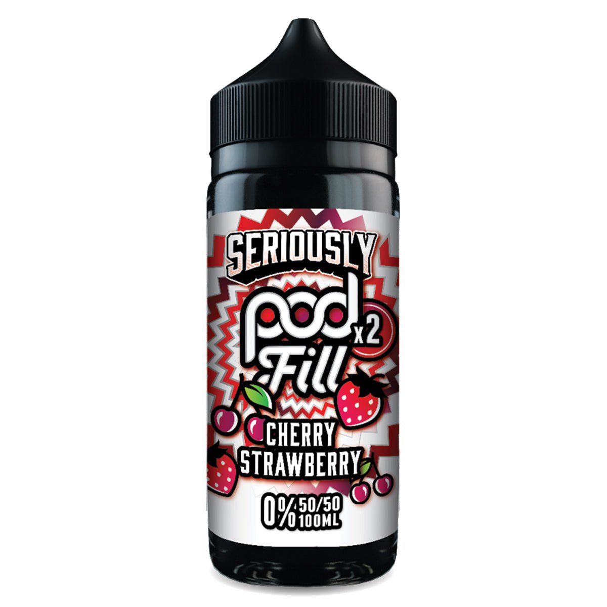 Cherry Strawberry 100ml Shortfill By Seriously Pod Fill 2 - Prime Vapes UK