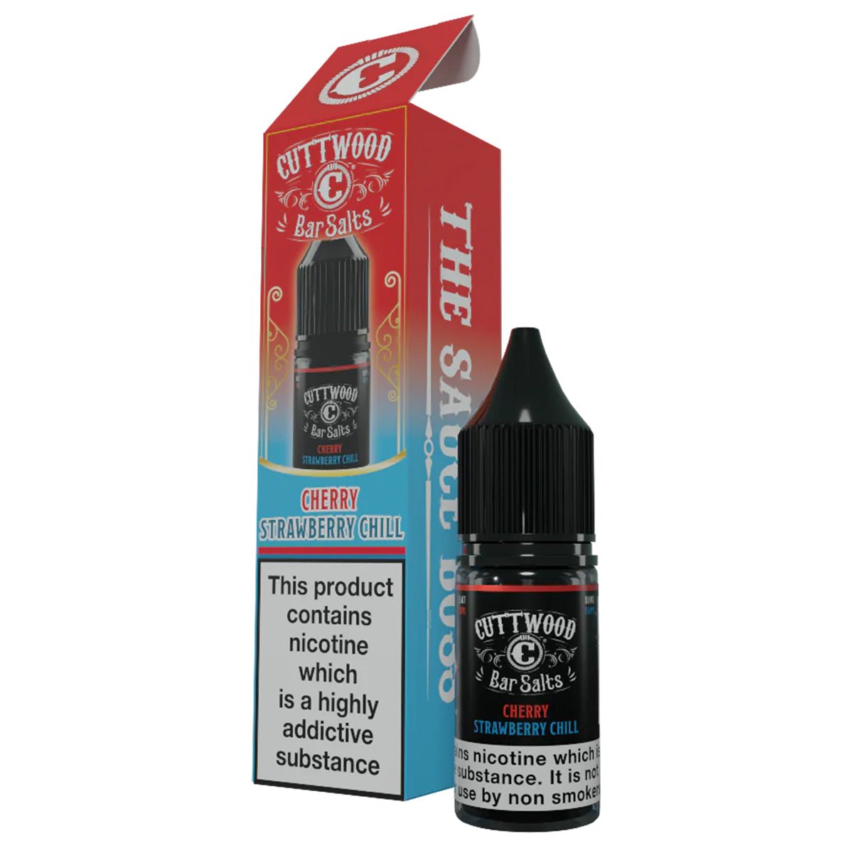 Cherry Strawberry Chill 10ml Nic Salt E-liquid By Cuttwood Bar Salts - Prime Vapes UK