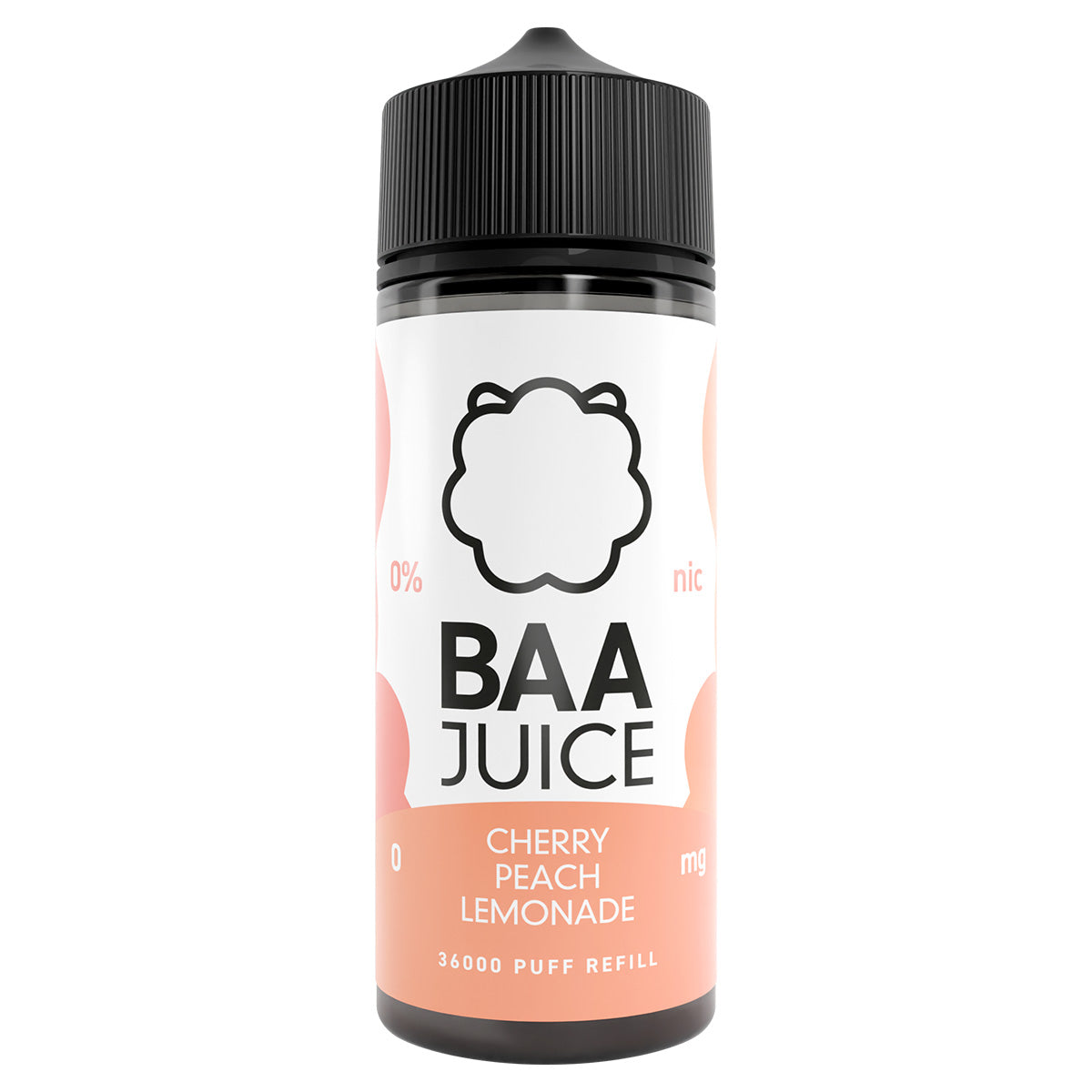 cherry peach lemonade 100ml vape juice by baa juice - prime vapes uk