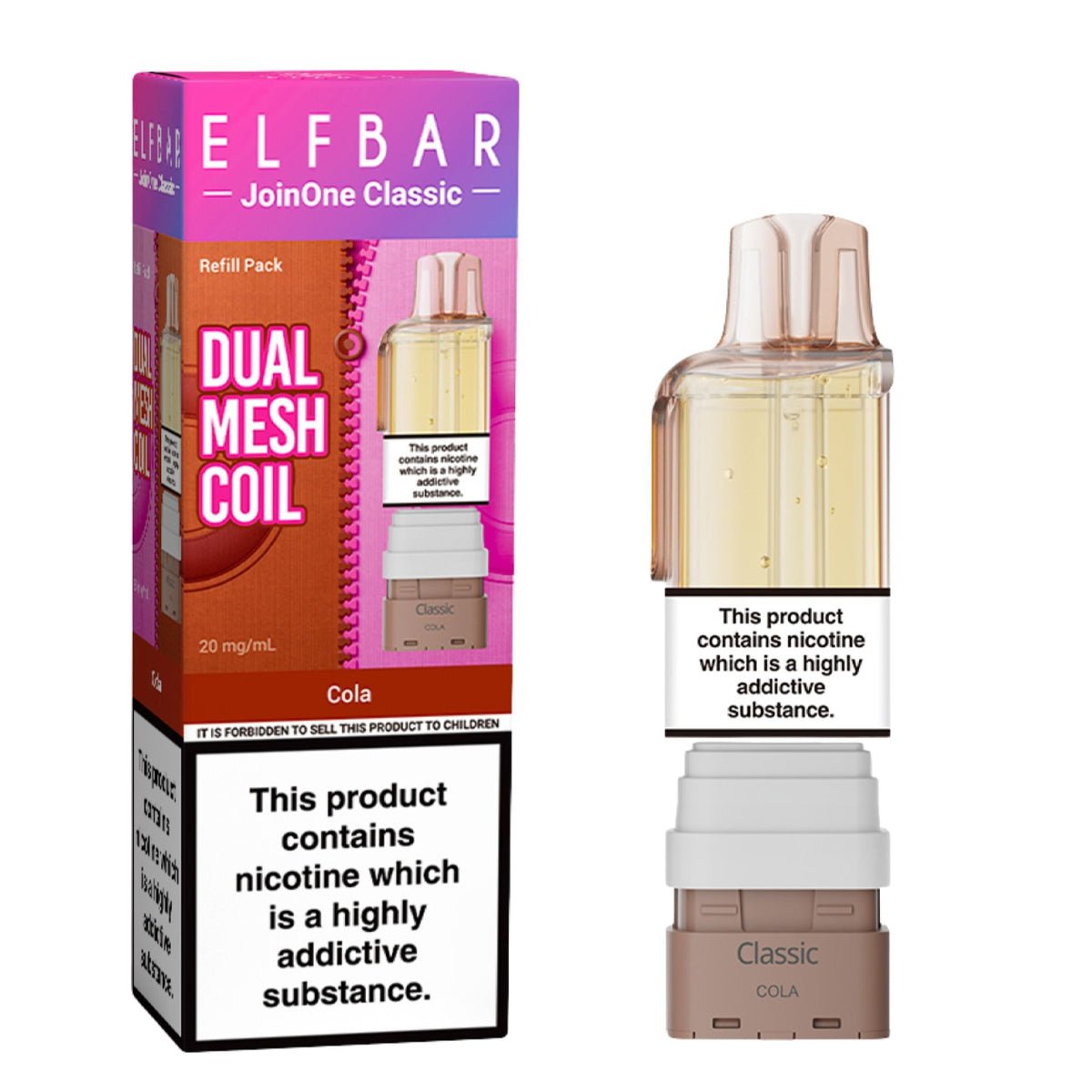 Cola JoinOne15 Pre - filled Pod by Elf Bar - Prime Vapes UK