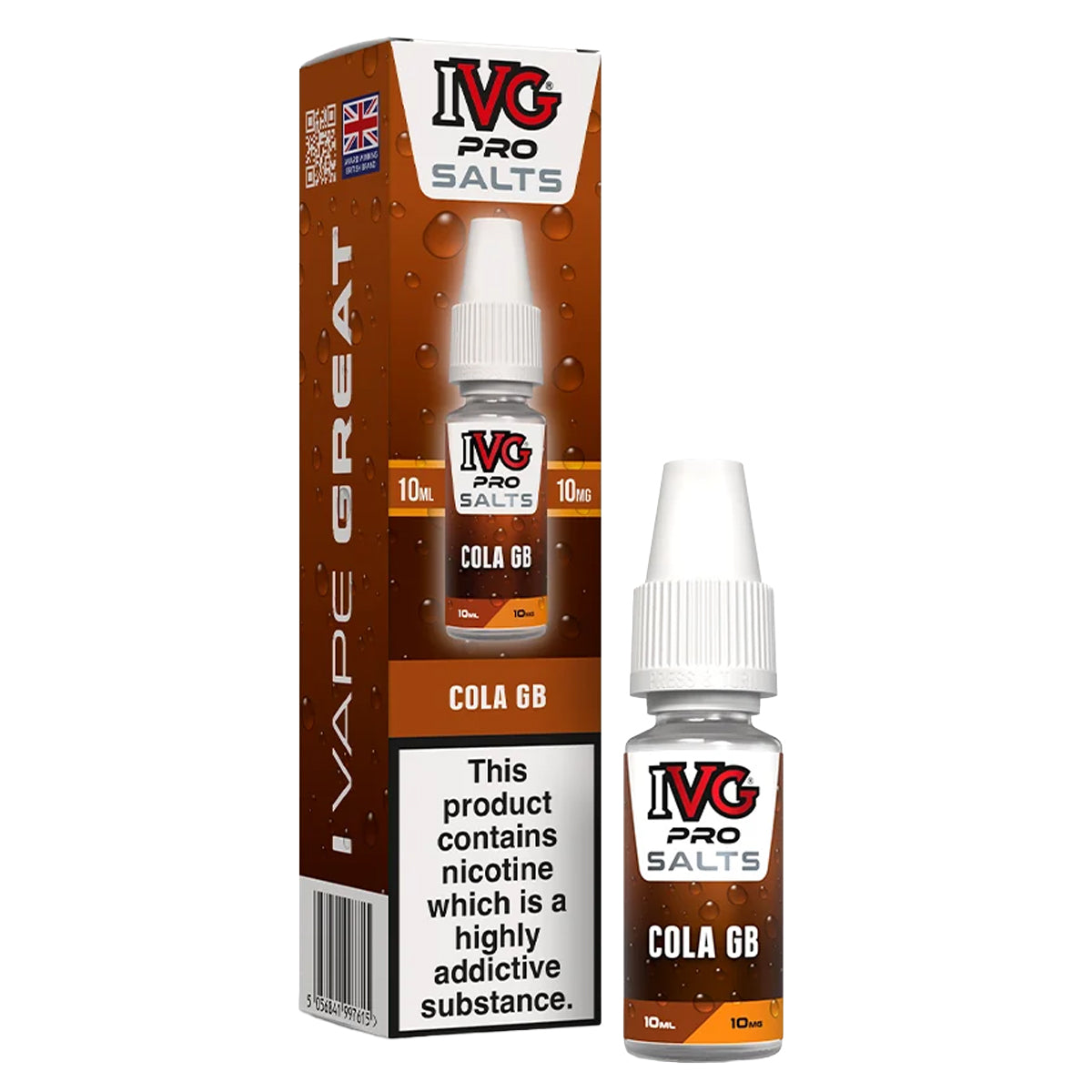 Cola GB 10ml Nic Salt by IVG Pro Salts
