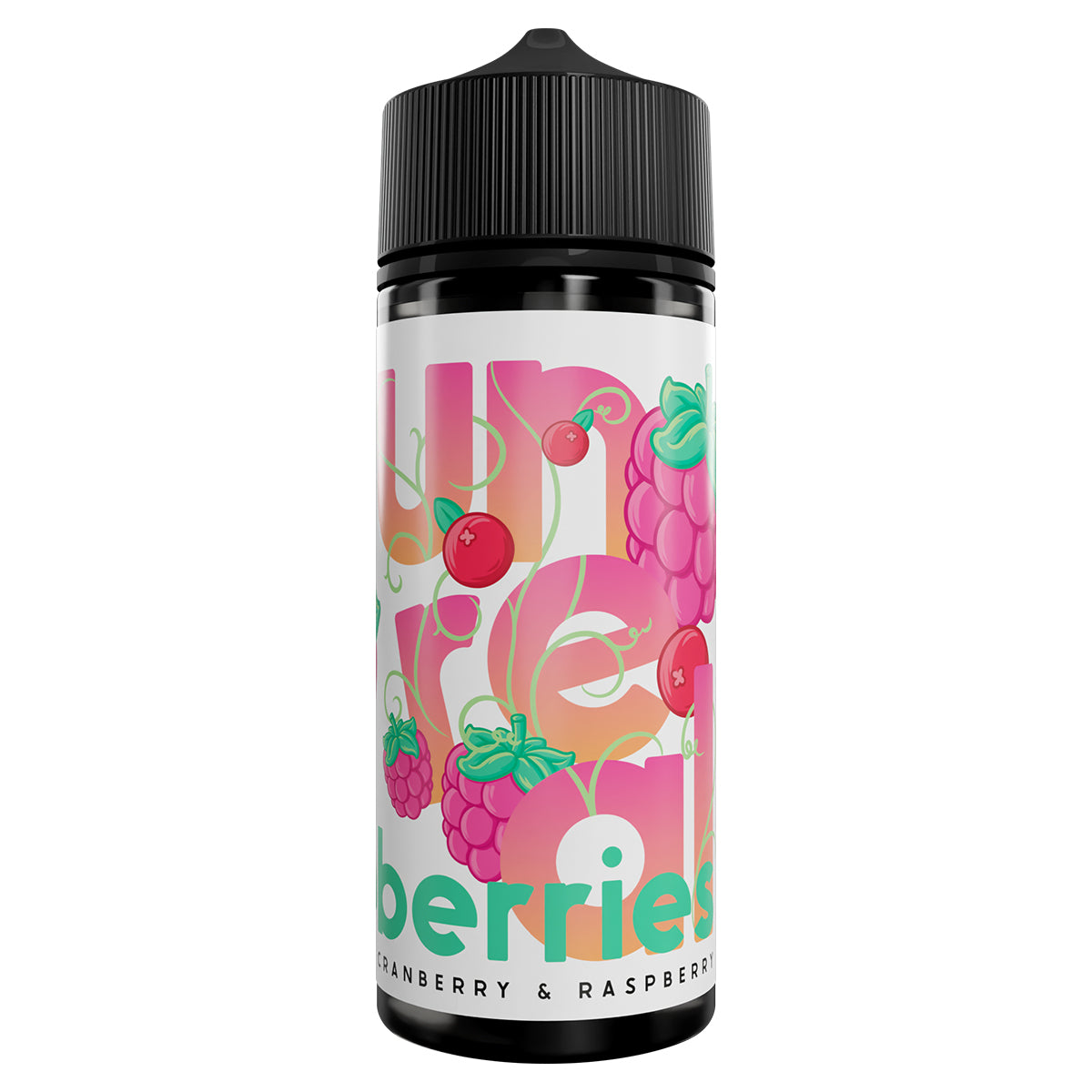 cranberry raspberry 100ml vape juice shortfill by unreal berries - prime vapes uk