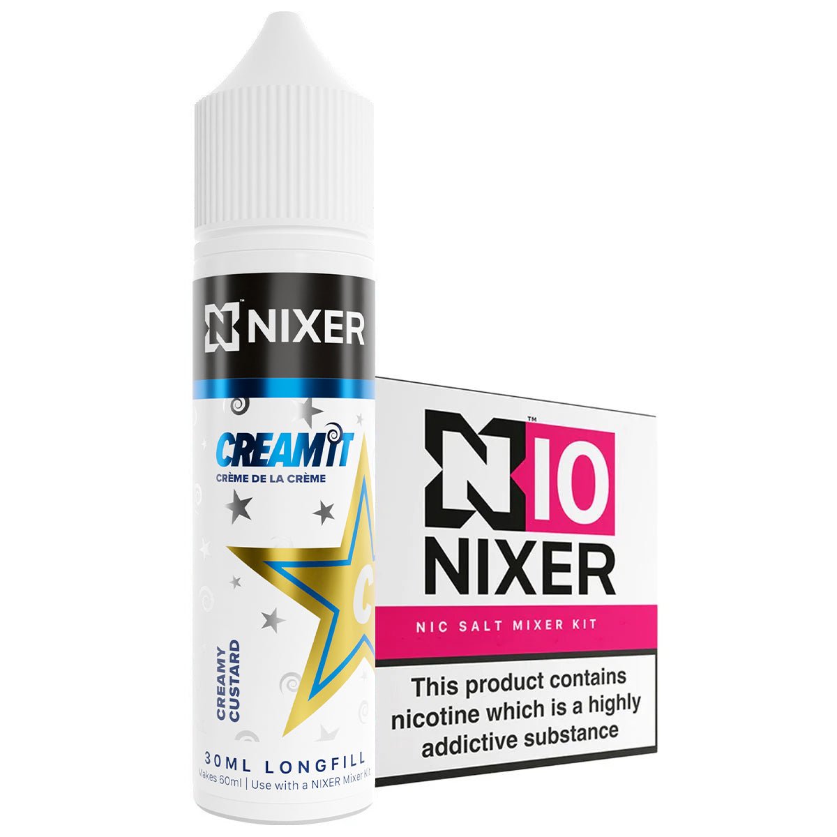 Creamy Custard 30ml Longfill Concentrate By Nixer x Cream It - Prime Vapes UK