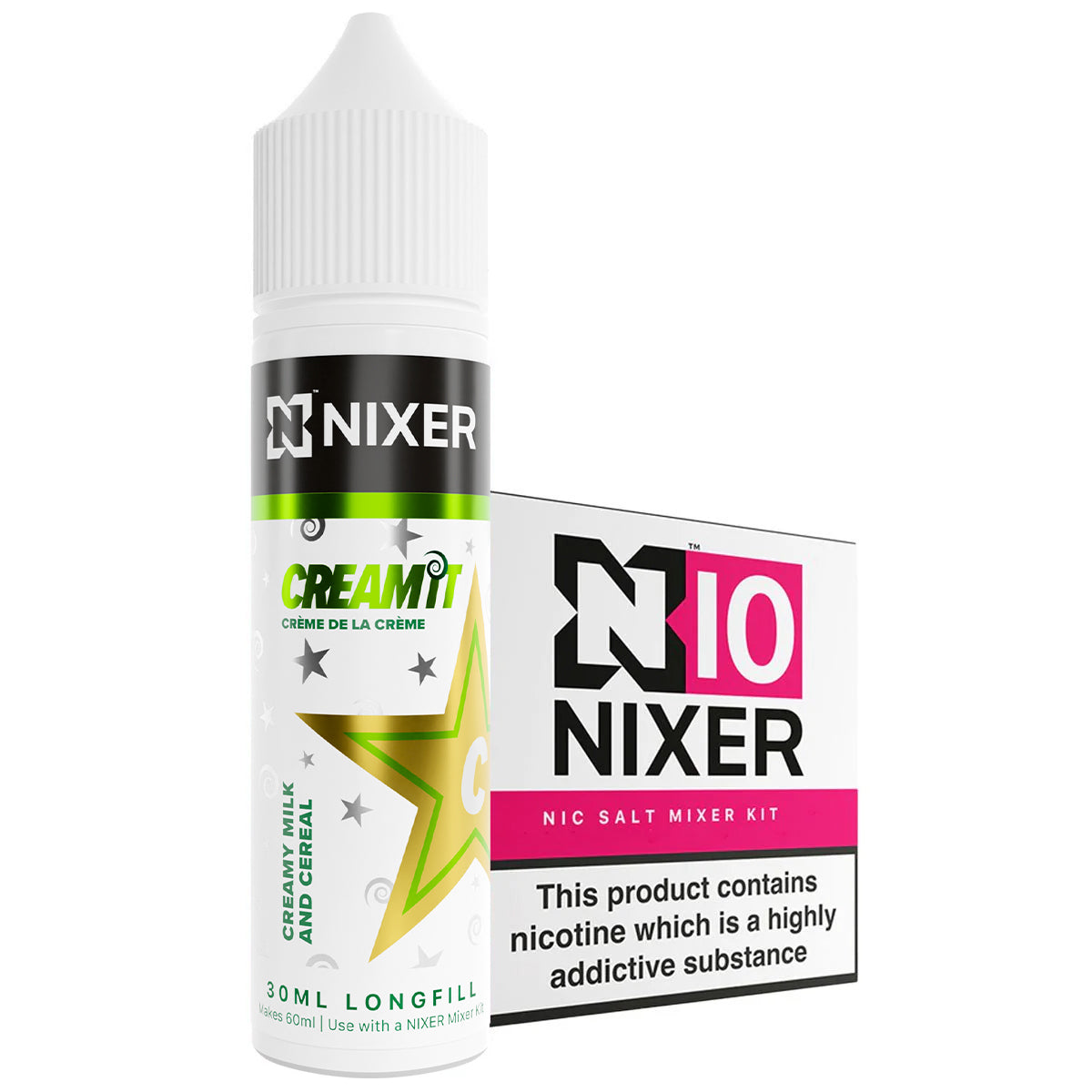 Creamy Milk And Cereal 30ml Longfill Concentrate By Nixer x Cream It