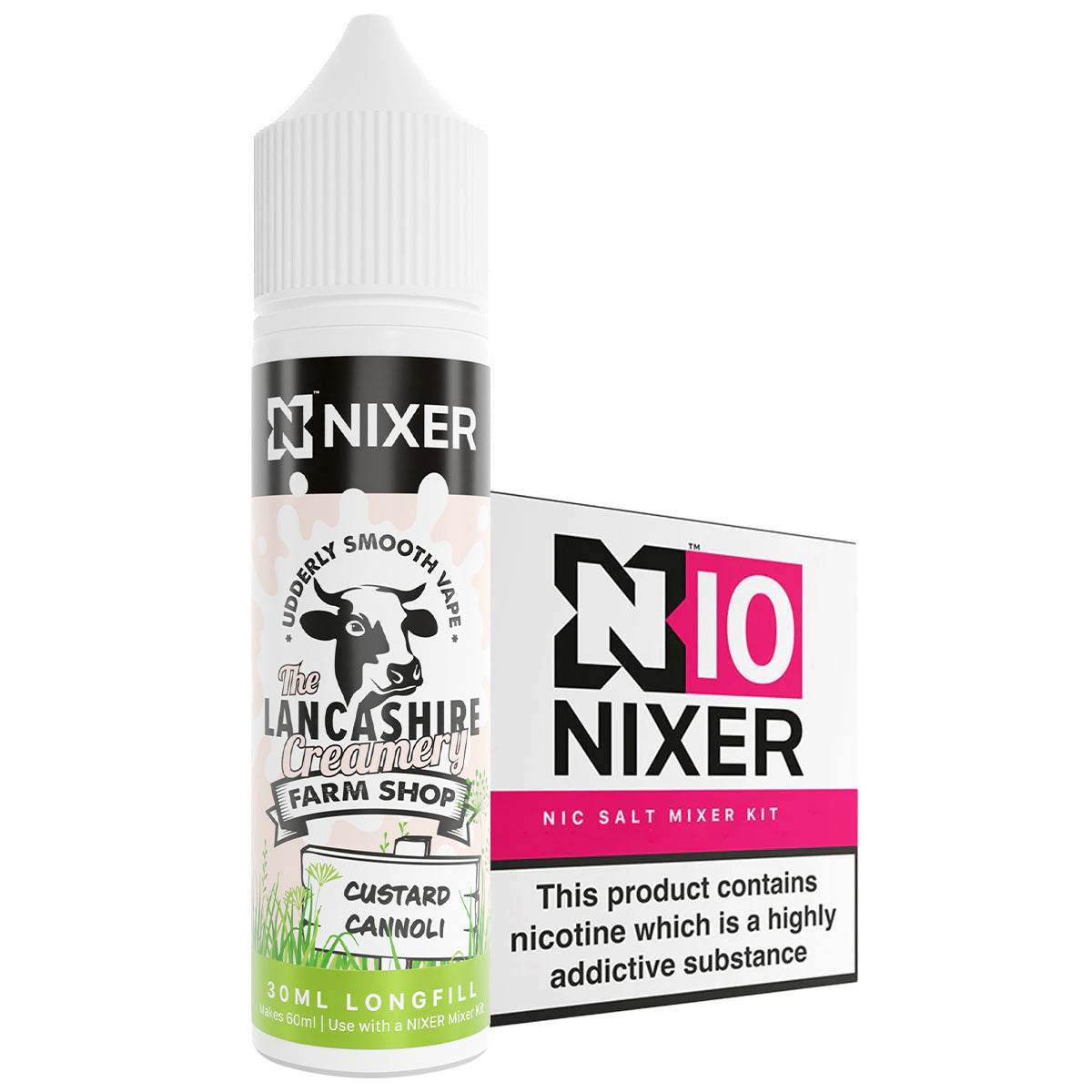 Custard Cannoli 30ml Longfill Concentrate By Nixer x Lancashire Creamery