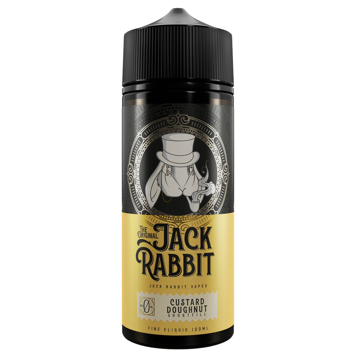 custard doughnut 100ml shortfill by jack rabbit