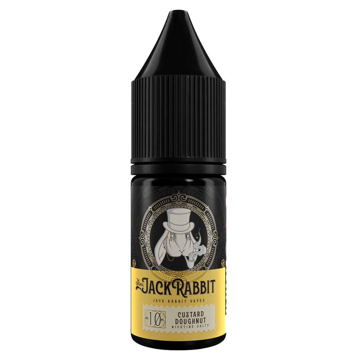 custard doughnut 10ml nic salt e-liquid by jack rabbit