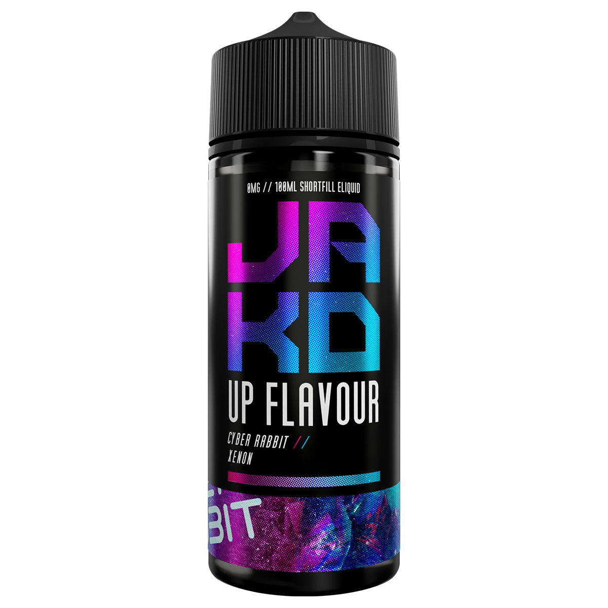 cyber rabbit xenon 100ml Shortfill vape juice by jakd