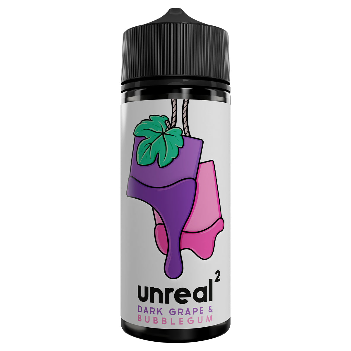 dark grape bubblegum 100ml shortfill vape juice by unreal 2