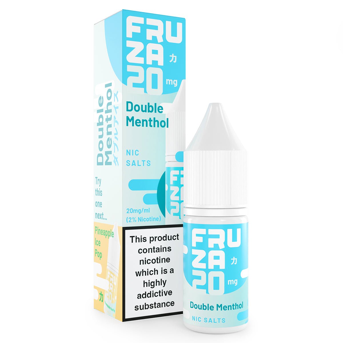 Double Menthol 10ml Nic Salt By Fruza - Prime Vapes UK
