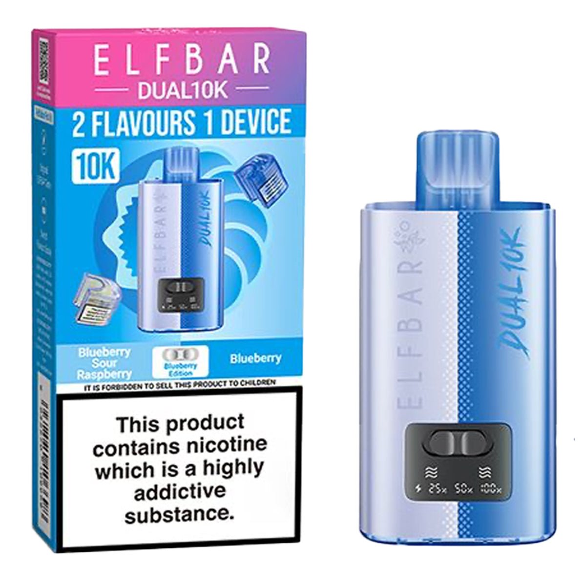 ElfBar 10K Dual Rechargeable Pre - Filled Pod Kit - Prime Vapes UK