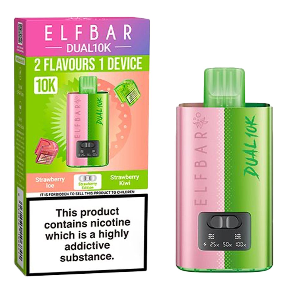 ElfBar 10K Dual Rechargeable Pre - Filled Pod Kit - Prime Vapes UK