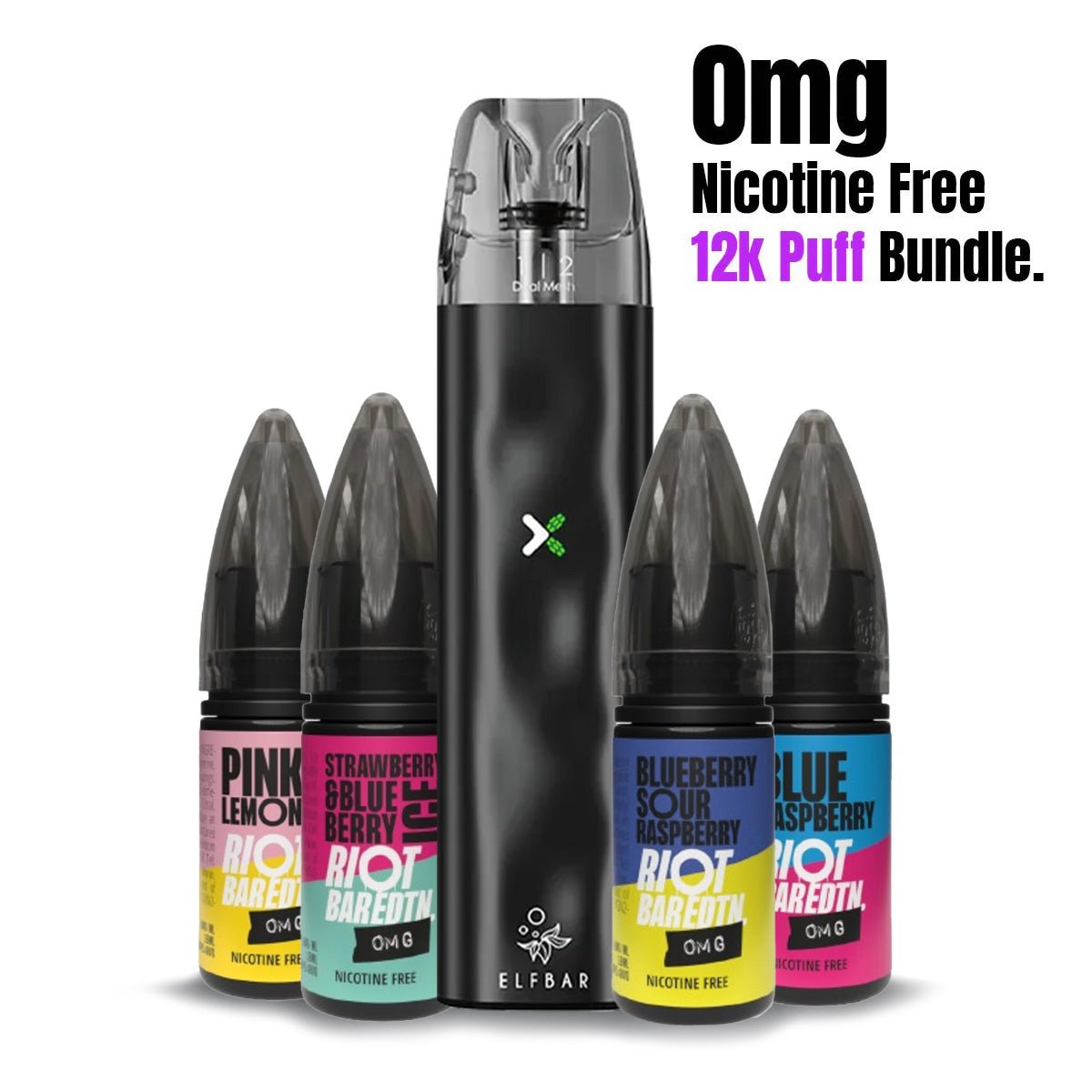 Elfx Mini Zero Nicotine Vape Bundle by Elf Bar - Prime Vapes UK