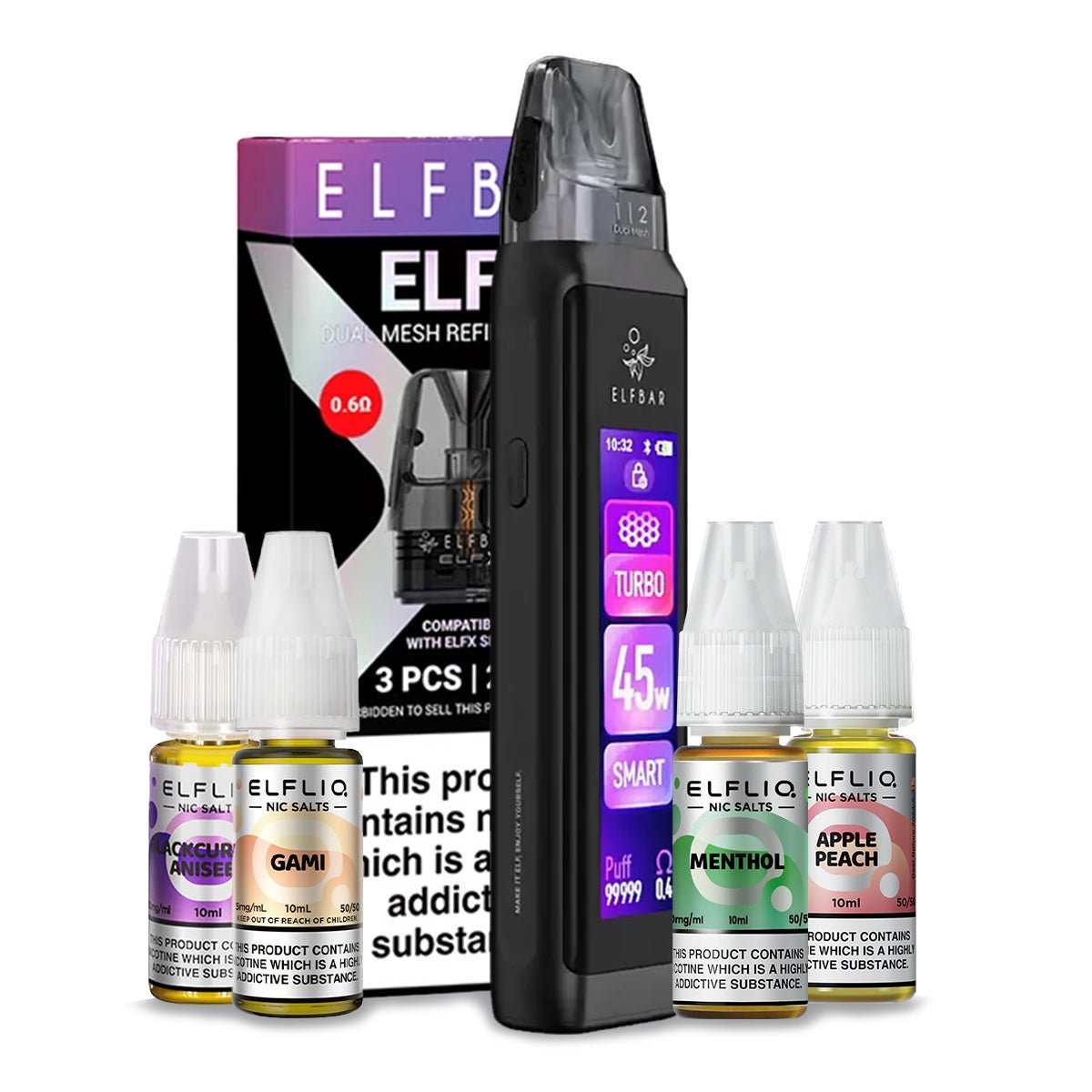 Elfx Ultra Vape Pod Kit By Elf Bar Bundle Kit - Prime Vapes UK