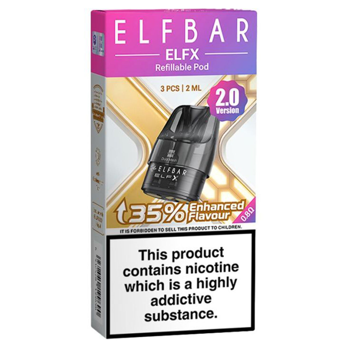 elfx 2.0 replacment pods by elf bar