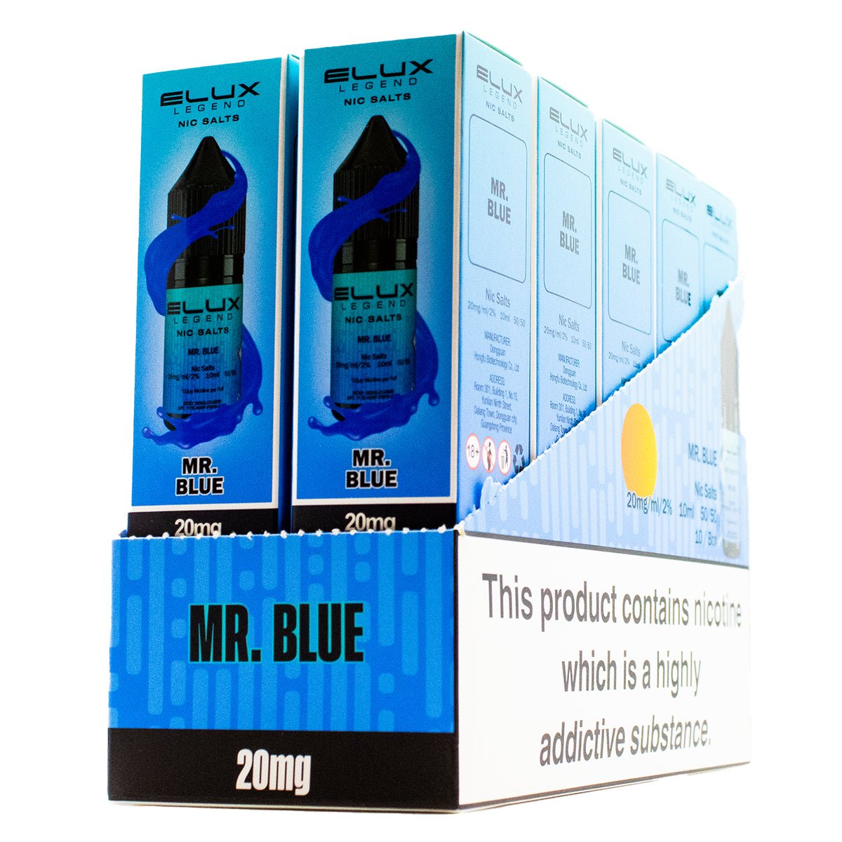 Elux Nic Salt Bulk Buy Box of 10 - Prime Vapes UK