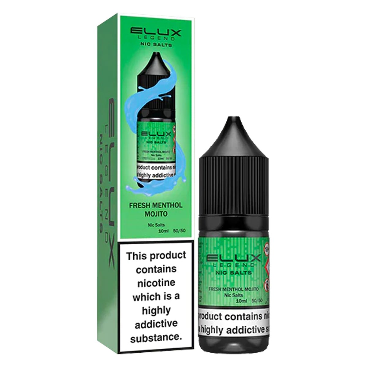 Fresh Menthol Mojito 10ml Nic Salt E-liquid By Elux Legend - Prime Vapes UK