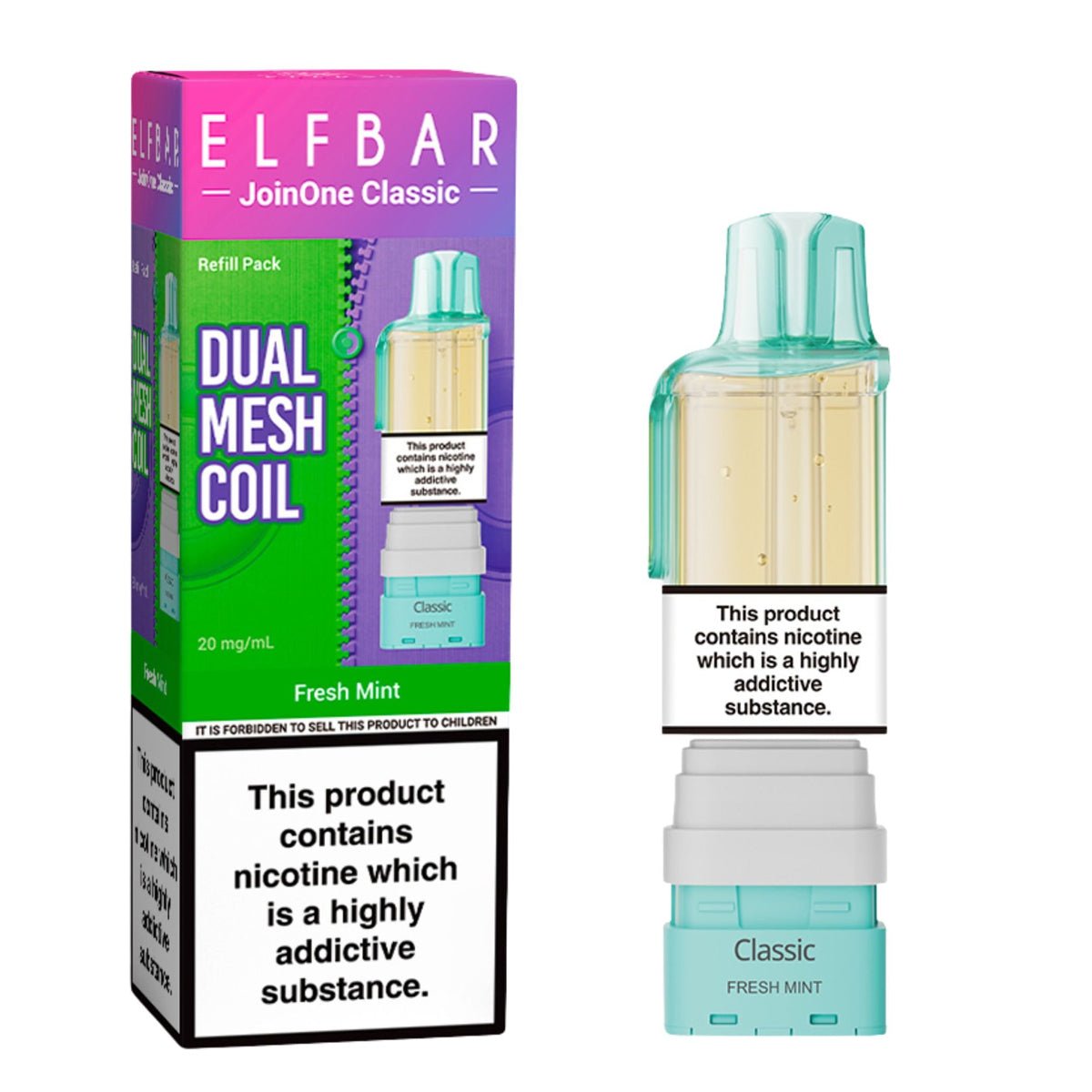 Fresh Mint JoinOne15 Pre - filled Pod by Elf Bar - Prime Vapes UK