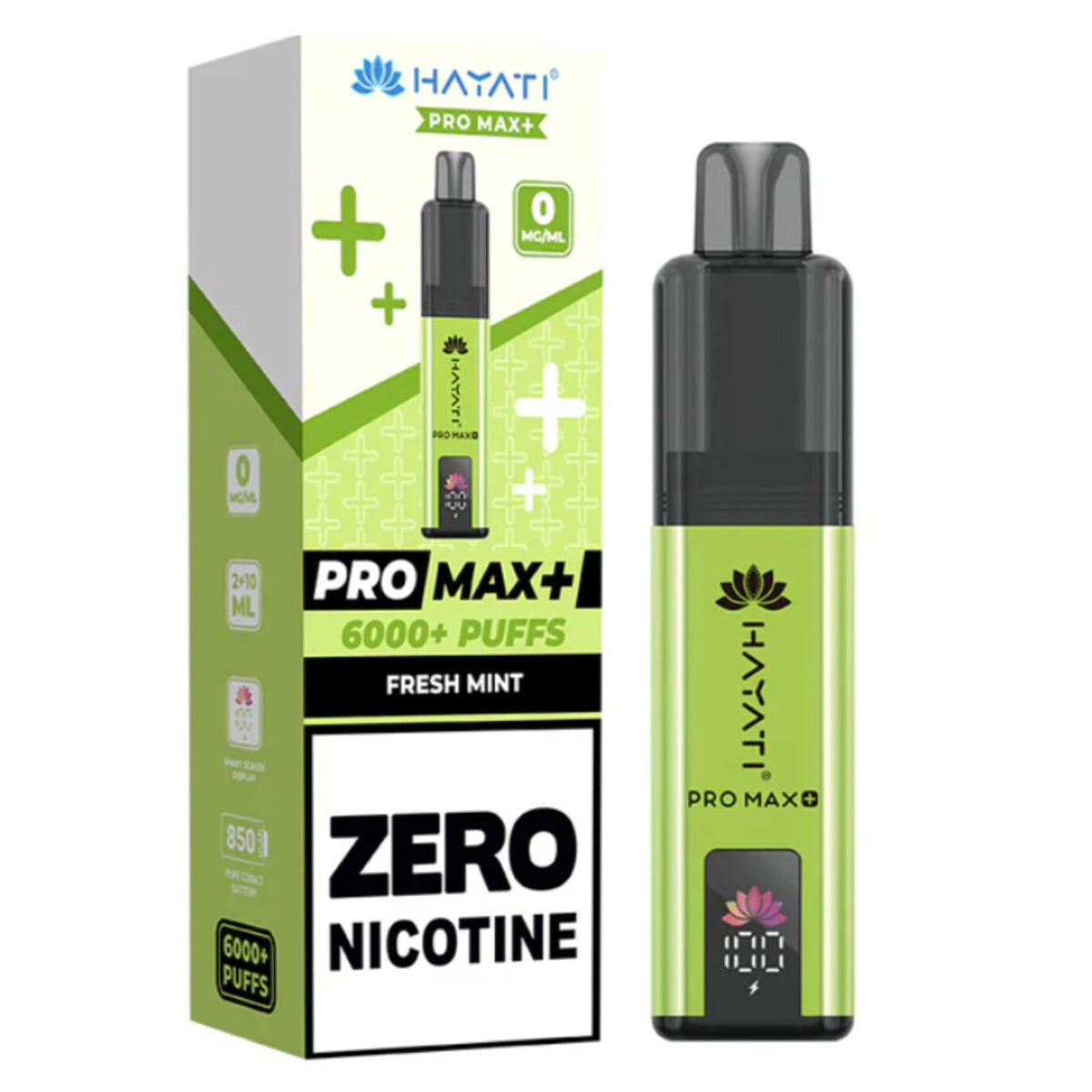 fresh mint hayati 6k plus 0mg zero nicotine vapes - Prime Vapes UK Vape shop