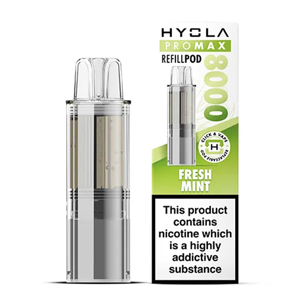 Fresh MInt Pro Max 8000 Prefilled Pod by Hyola