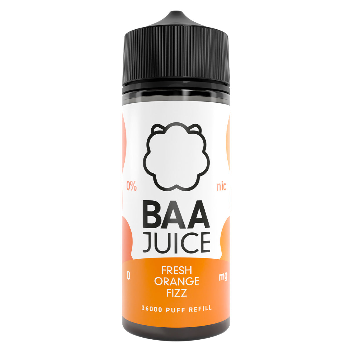 fresh orange fizz 100ml vape juice by baa juice - prime vapes uk