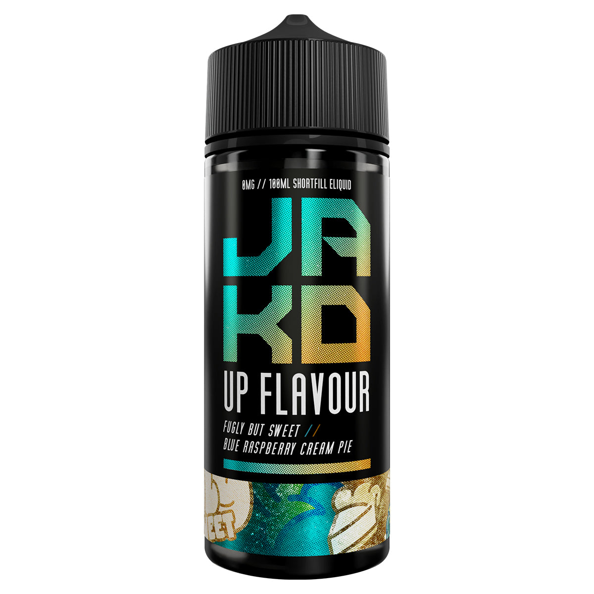 fugly but sweet blue raspberry cream pie 100ml Shortfill vape juice by jakd