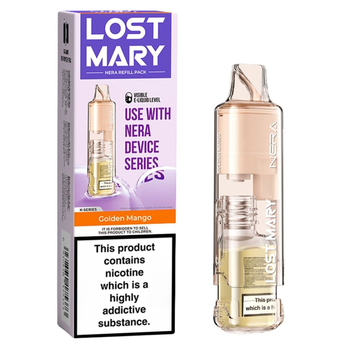 Golden Mango Nera 30K Pureview Pre - filled Pod by Lost Mary - Prime Vapes UK