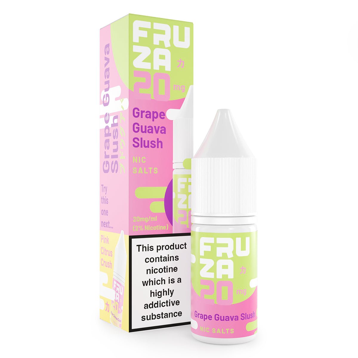 Grape Guava Slush 10ml Nic Salt By Fruza - Prime Vapes UK