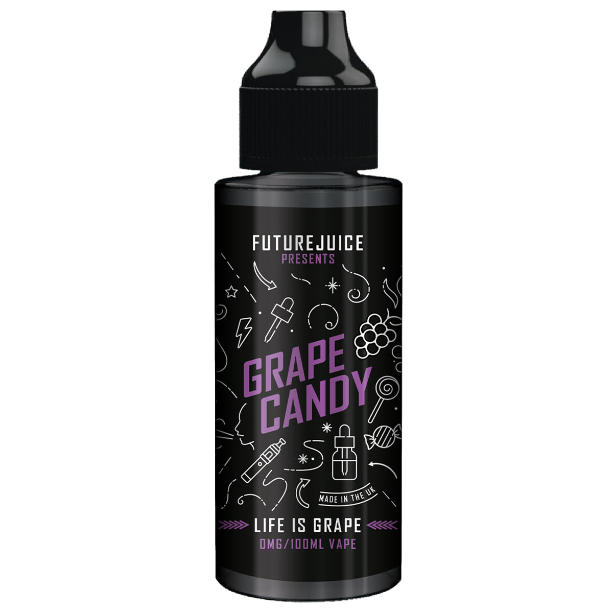 grape candy fututre juice 100ml shortfill e-liquid