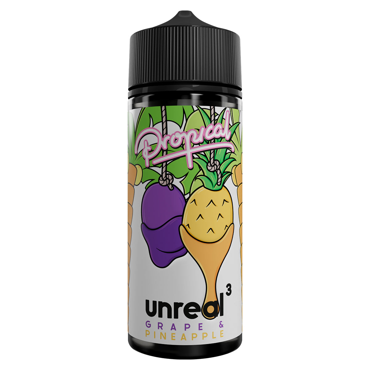 grape pineapple 100ml vape juice shortfill by unreal 3 - prime vapes uk