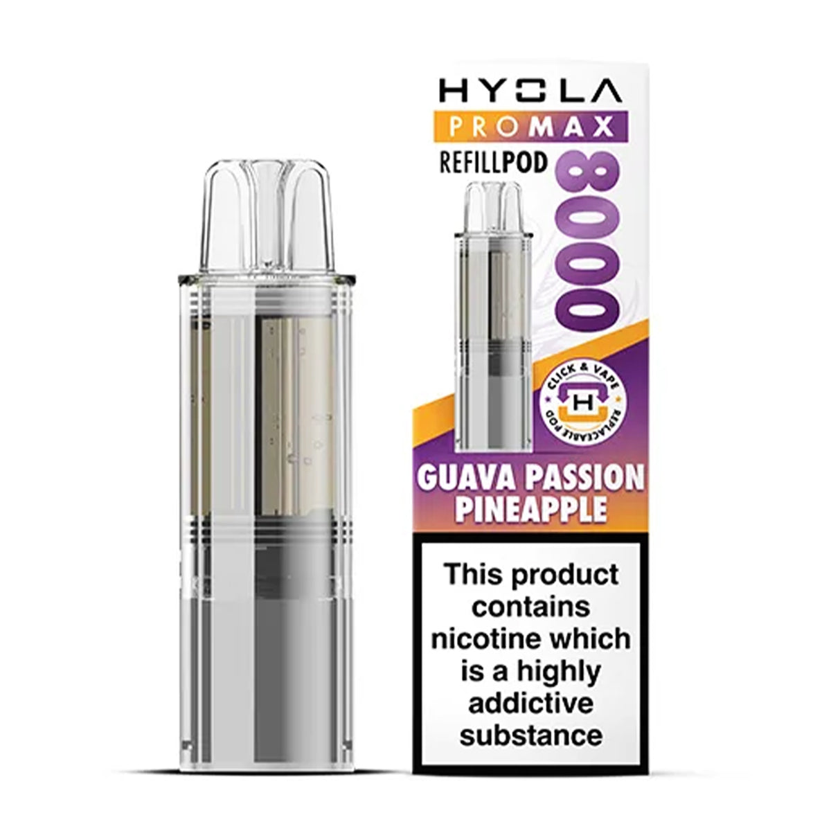 Guava Passion Pineapple Pro Max 8000 Prefilled Pod by Hyola