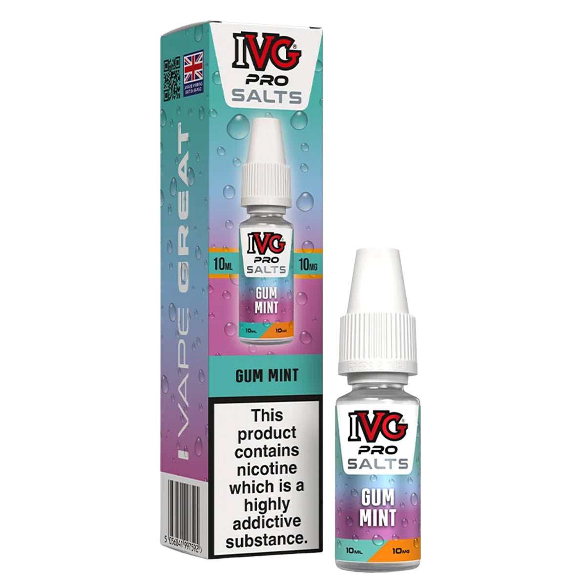 Gum Mint 10ml Nic Salt by IVG Pro Salts